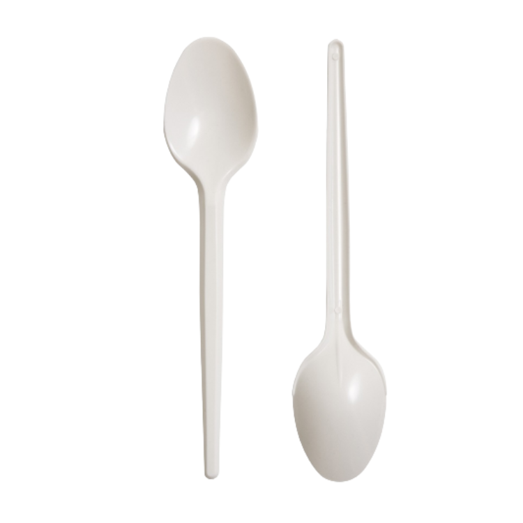 Pack of 50 Disposable Plastic White Spoon – Shewaramani Plastic